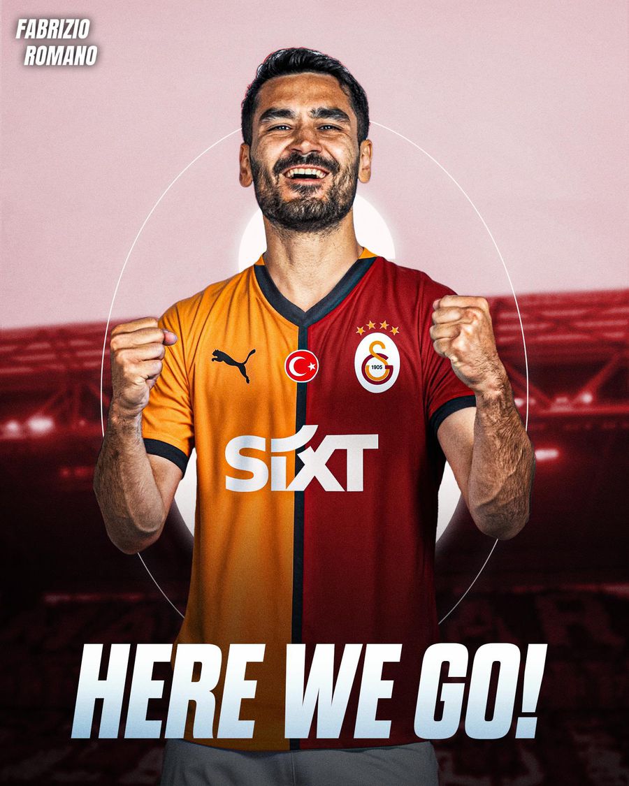 Ilkay Gundogan merge la Galatasaray/ foto: Fabrizio Romano Turcii nu se mai opresc » Încă un transfer de la Manchester City