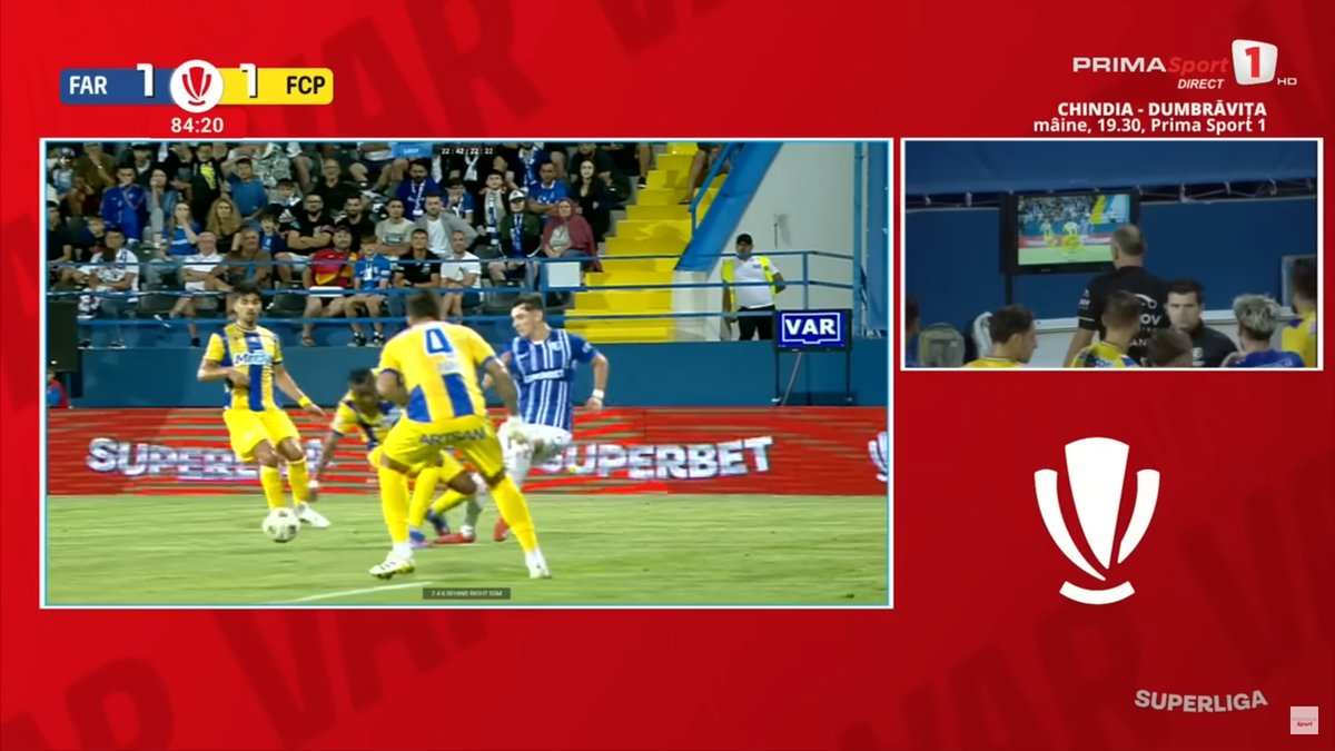 Penalty acordat ușor în Farul - Petrolul