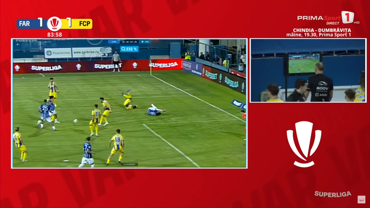 Penalty acordat ușor în Farul - Petrolul