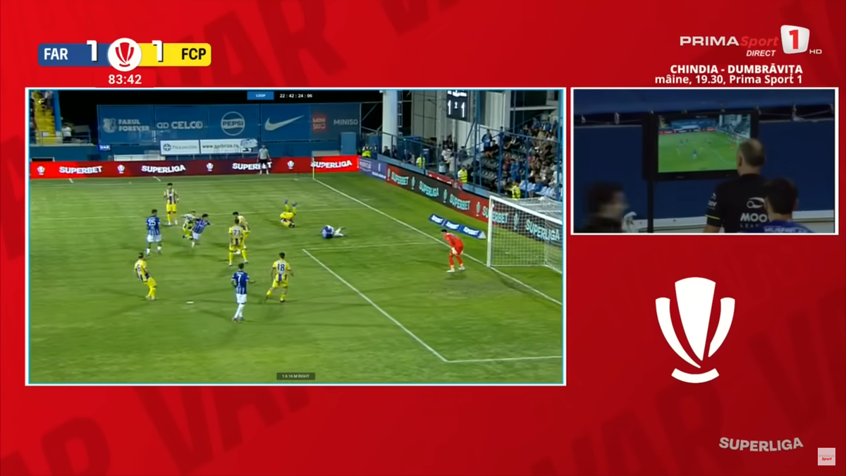 Penalty acordat ușor în Farul - Petrolul