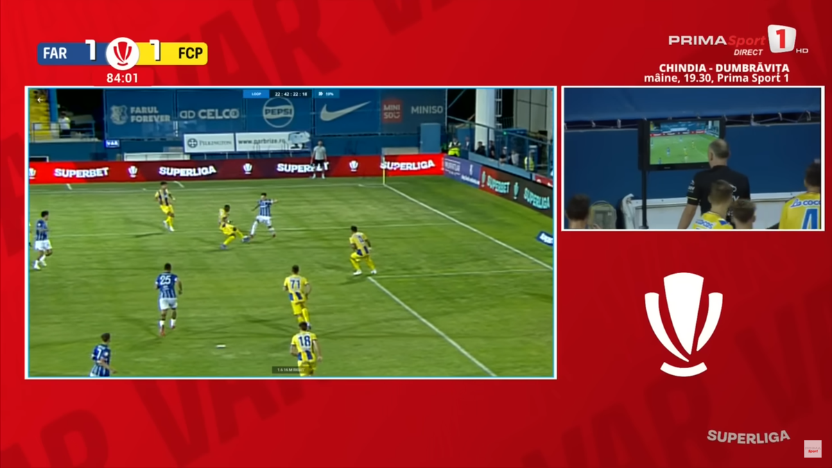 Penalty acordat ușor în Farul - Petrolul