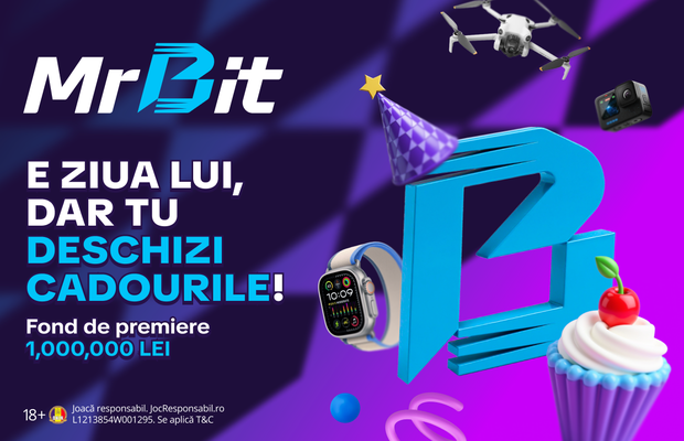 Mr Bit oferă premii de 1.000.000 RON cu ocazia aniversării!