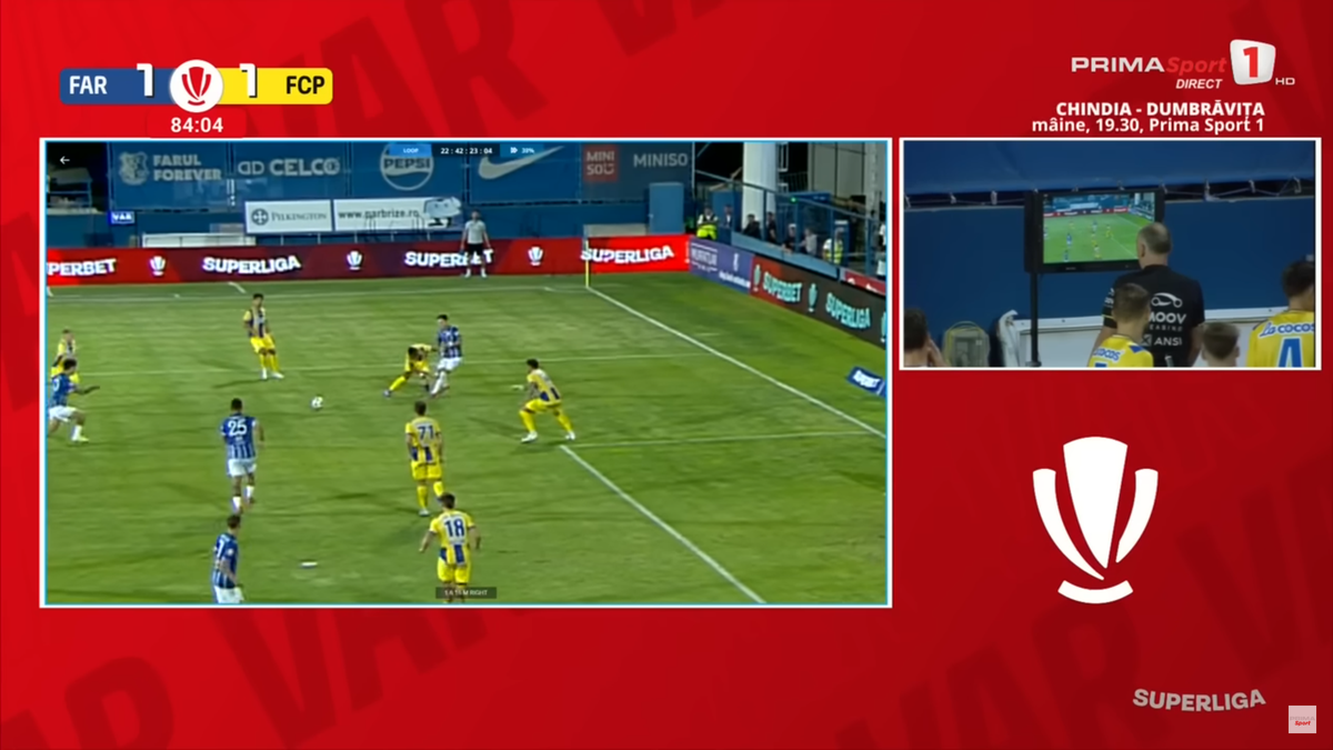 Penalty acordat ușor în Farul - Petrolul