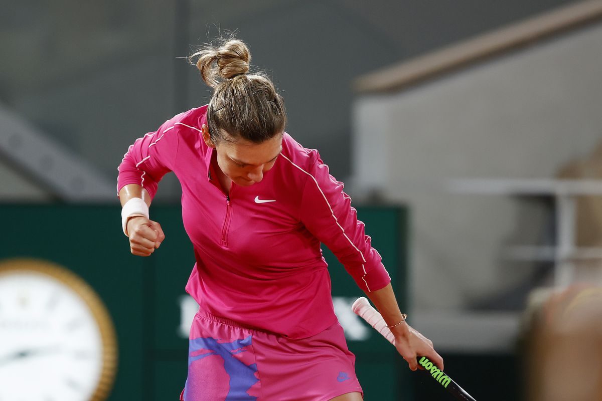 SIMONA HALEP - AMANDA ANISIMOVA, turul III la Roland Garros - 02.10.2020.