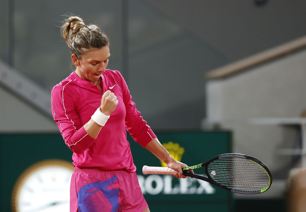 SIMONA HALEP - AMANDA ANISIMOVA, turul III la Roland Garros - 02.10.2020.