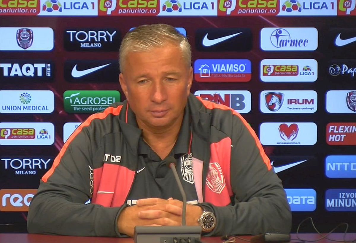 VIDEO Prima reacție a lui Dan Petrescu după ce a văzut grupa din Europa League: „Degeaba suntem mulțumiți dacă nu facem puncte! Vreau să ne calificăm”