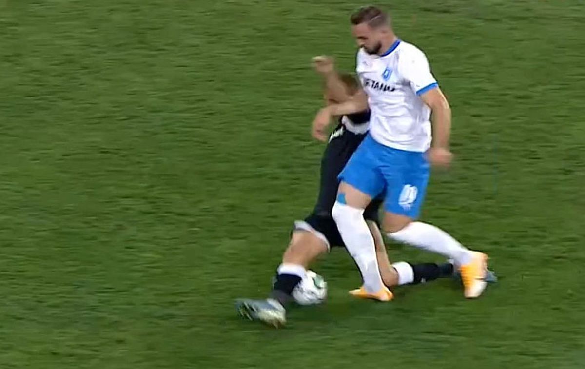 Accidentare Elvir Koljic - Craiova - Poli Iași / 2.10. 2020