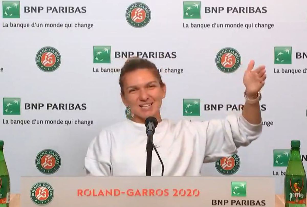VIDEO Soluția inovatoare cu care Simona Halep i-a făcut pe toți să râdă la Roland Garros: „Dacă ar fi posibil...”