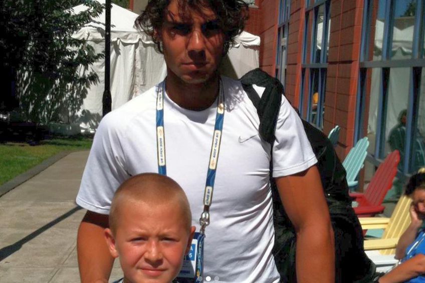 Micuțul Sebastian Korda și o fotografie de colecție cu Rafael Nadal: Sursă foto:instagram.com/sebastiankorda