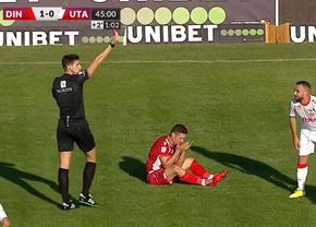 Dinamo - UTA, Batha, eliminat după ce l-a lovit pe Torje: „O prostie, dar nu e de «roșu»! Se ține de față, însă l-a lovit în gât”