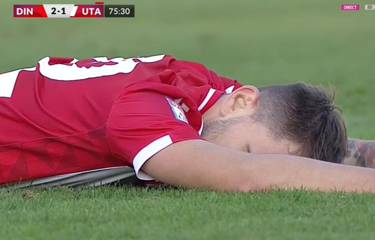 Robert Moldoveanu, ratarea sezonului în Liga 1! Fază incredibilă în Dinamo - UTA