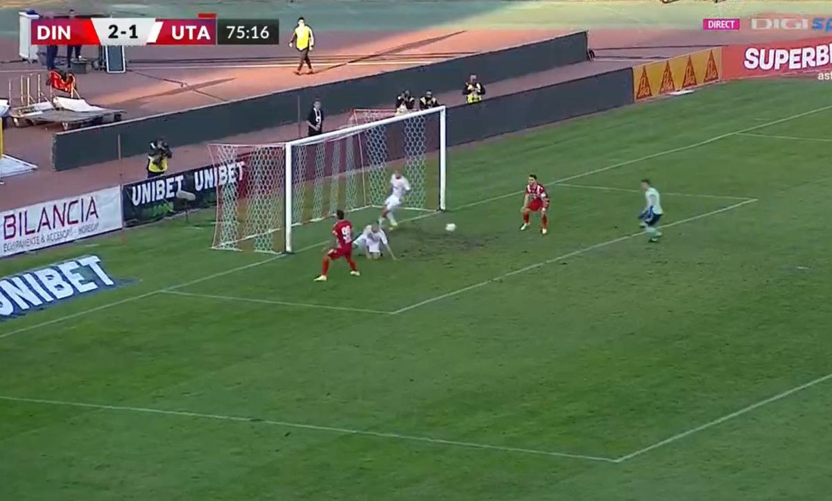 FOTO Dinamo - UTA, ratare incredibilă Moldoveanu & Sorescu