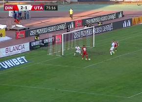 Robert Moldoveanu, ratarea sezonului în Liga 1! Fază incredibilă în Dinamo - UTA