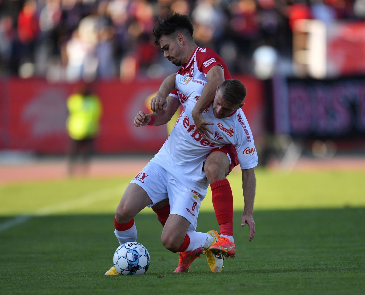 Dinamo - UTA, Batha, eliminat după ce l-a lovit pe Torje: „O prostie, dar nu e de «roșu»! Se ține de față, însă l-a lovit în gât”