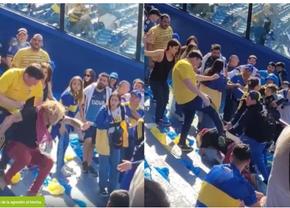 Bătaie între suporteri la Superclasico! Un fan al lui River Plate, prins de un grup de susținători ai lui Boca Juniors