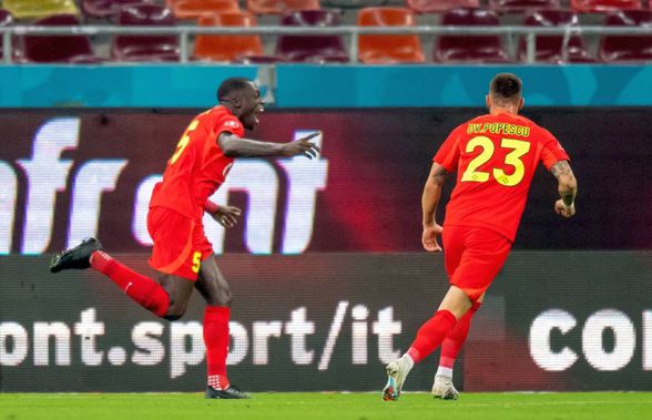 Gol bizar marcat de Joyskim Dawa în FCSB - U Cluj » Camerunezul a deschis scorul la finalul unei faze încâlcite