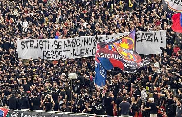 Cum l-a întâmpinat Peluza Nord pe Chipciu, după răbufnirea fotbalistului la adresa CSA Steaua: GSP a surprins întreaga scenă