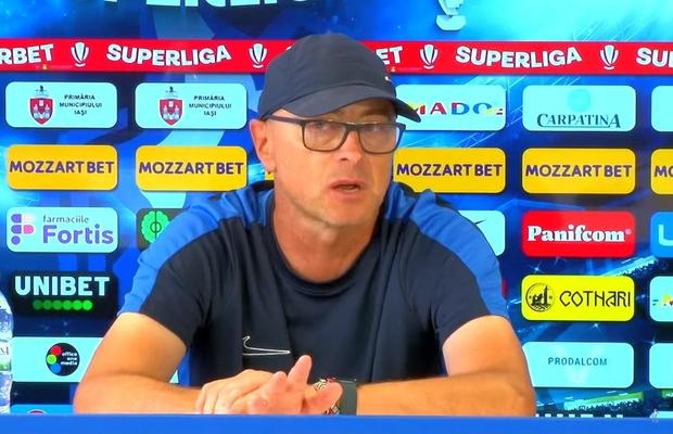 Leo Grozavu trage un semnal de alarmă după egalul din Copou: „Suntem săraci și nu avem cum să facem fotbal de calitate”