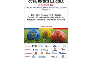 Cupa Unirii la Oină promite un spectacol total pe Stadionul Arcul de Triumf