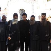 Gigi Becali la Biserica Sf. Grigorie Palama din Salonic FOTO: Ionuţ Iordache (GSP)