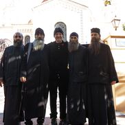 Gigi Becali la Biserica Sf. Grigorie Palama din Salonic FOTO: Ionuţ Iordache (GSP)