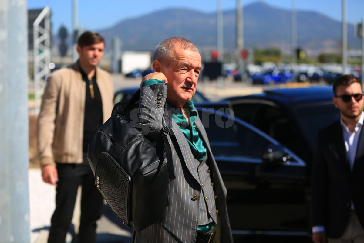 Sosire FCSB, Gigi Becali, Luțu la Salonic