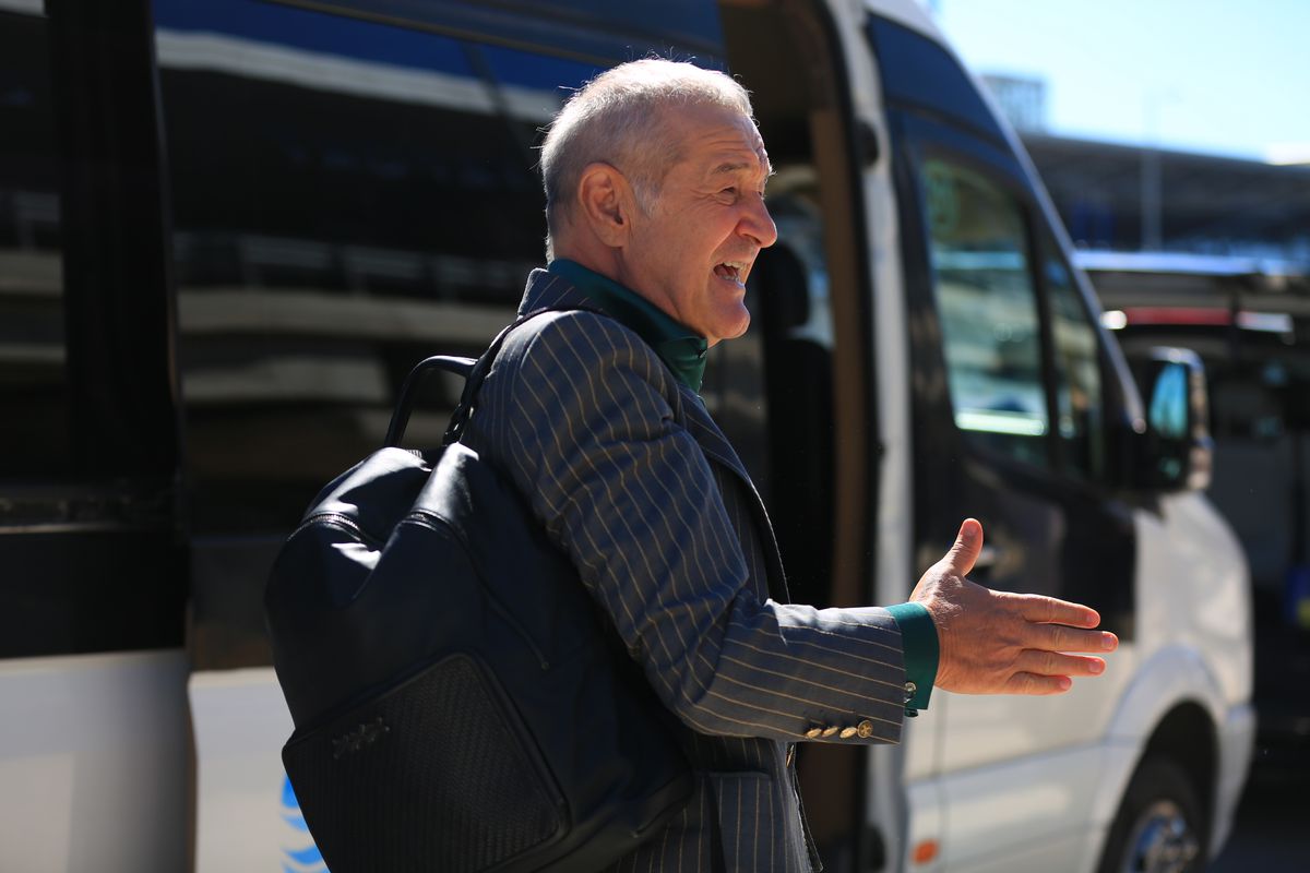 Sosire FCSB, Gigi Becali, Luțu la Salonic