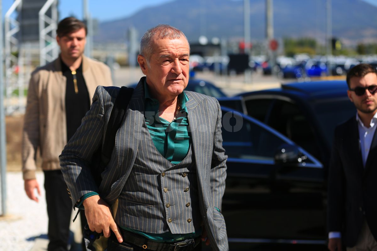 Sosire FCSB, Gigi Becali, Luțu la Salonic