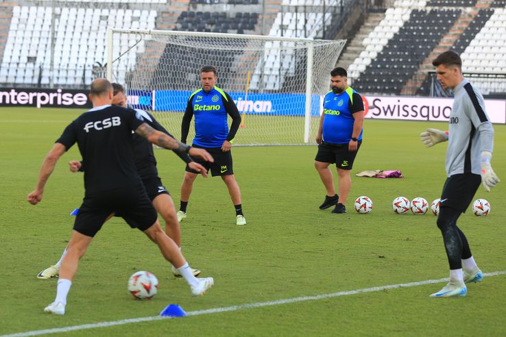 Antrenament oficial FCSB înaintea meciului cu PAOK Salonic din Europa League FOTO: Ionuț Iordache (GSP)