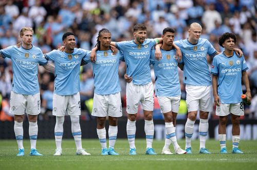 Matheus Nunes (26 de ani), mijlocașul lui Manchester City, a fost arestat sub acuzația că a furat telefonul unei persoane într-un club din Madrid/ foto Imago Images