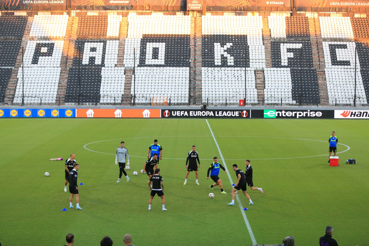 FCSB, deplasare grea în infernul de la Salonic » Analizăm PAOK - FCSB la GSP Live, cu Raul Rusescu