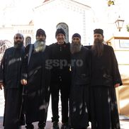 Gigi Becali la Biserica Sf. Grigorie Palama din Salonic FOTO: Ionuţ Iordache (GSP)