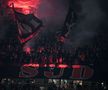 Ultrașii rossoneri de la Curva Sud de pe „San Siro” / Foto: Imago