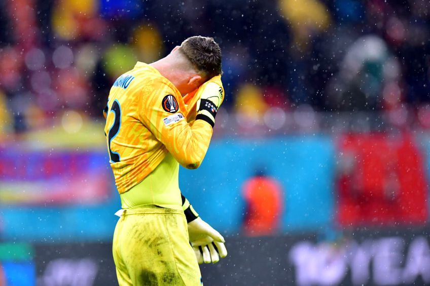 FCSB - Young Boys 0-2. Ștefan Târnovanu, portarul campioanei României, a tras concluziile după eșecul din Europa League/ foto: Cristi Preda (GSP)