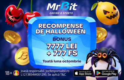 Intră în Spooky Season cu Mr Bit: 7.777 RON și 777 Free Spins