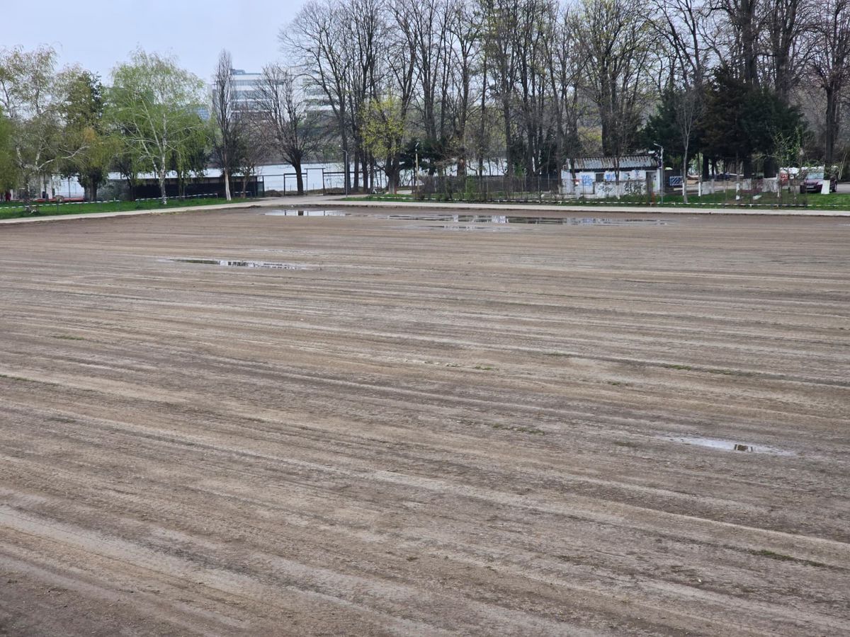 Cum arătau terenul și tribunele CCSS Tei, înainte de modernizare