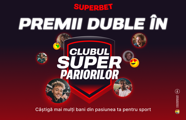 Clubul SuperPariorilor by Superbet: premii DUBLE în octombrie și 12.253 lei pentru cel mai copiat parior din SuperSocial în septembrie!