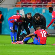 Malcom Edjouma s-a accidentat în FCSB - Young Boys/ foto: Cristi Preda (GSP)