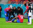 Malcom Edjouma s-a accidentat în FCSB - Young Boys/ foto: Cristi Preda (GSP)
