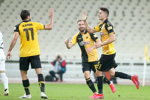 Ionuț Nedelcearu a marcat cu OFI Crete // foto: Facebook @ AEK FC