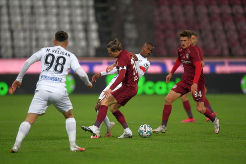 CFR Cluj a pierdut cu Gaz Metan, scor 1-2