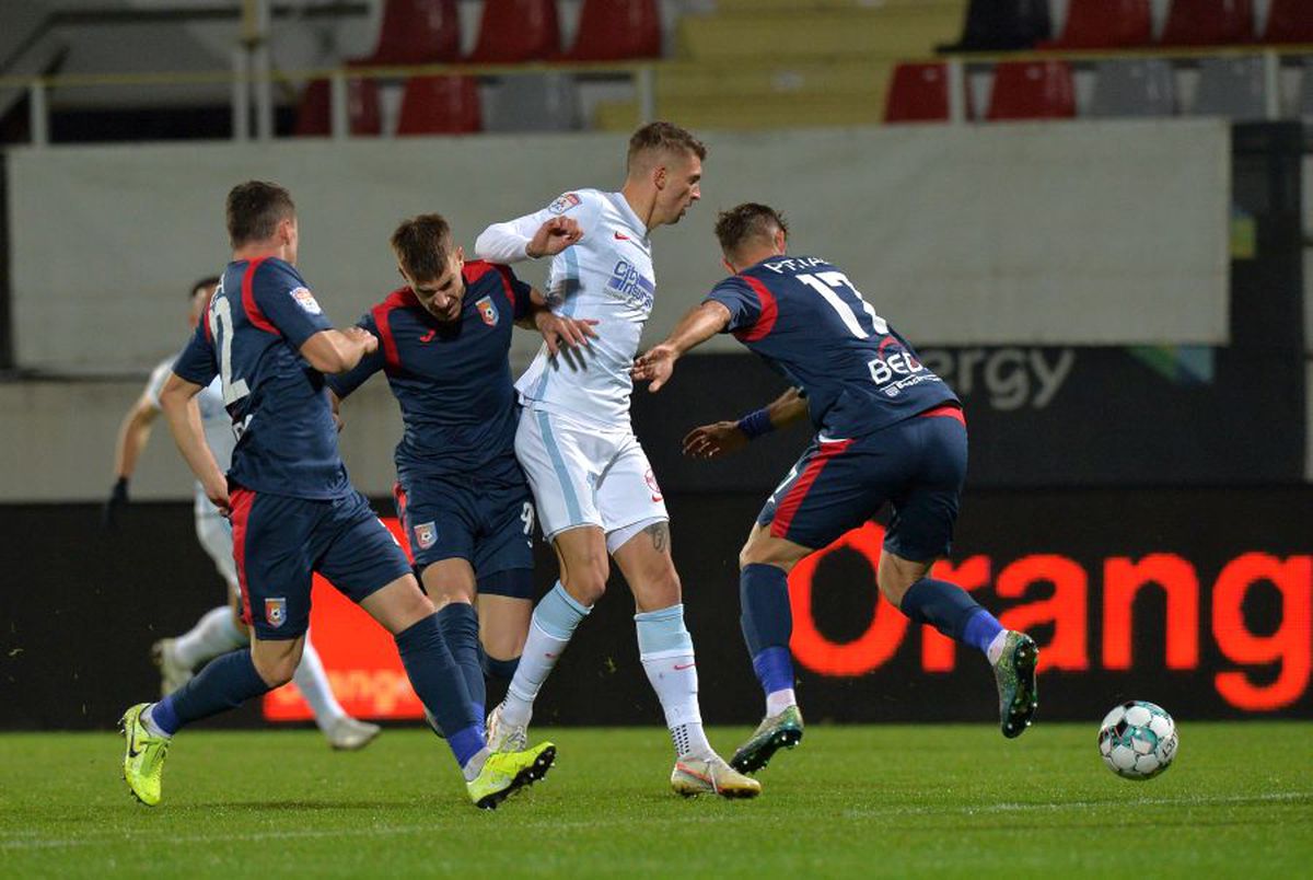 Chindia - FCSB 0-2, FOTO+VIDEO » Echipa lui Petrea se distanțează de CFR și suflă în ceafa Craiovei! Clasamentul