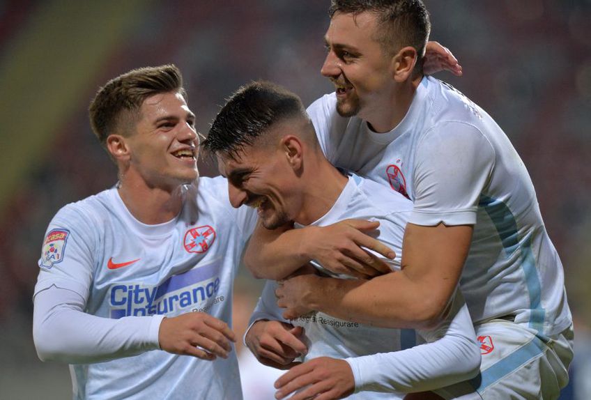 FCSB a învins-o pe Chindia Târgoviște, scor 2-0, în epilogul rundei #9 din Liga 1.