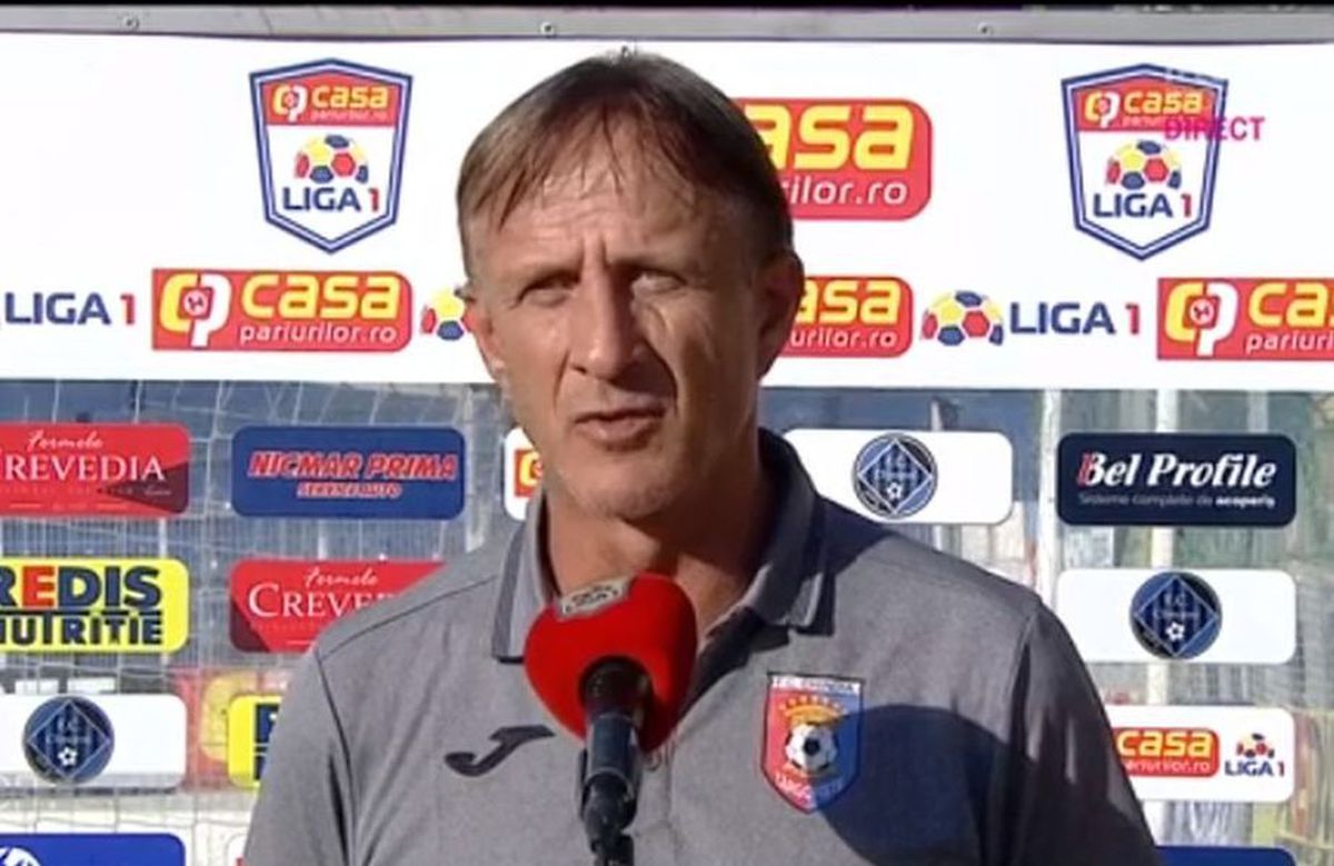 Chindia - FCSB 0-2. Emil Săndoi a găsit momentul-cheie din meci: „N-aveam voie să facem asta! Ne-a costat”
