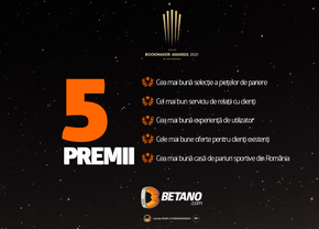 BETANO a fost desemnat cel mai bun operator din România în cadrul Bookmaker Awards 2021