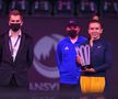 Simona Halep, finalistă la Transylvania Open, și Patrick Ciorcilă la festivitatea de premiere // Foto: Raed Krishan