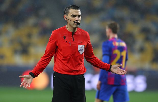 Ovidiu Hațegan, implicat în două faze ciudate în Dinamo Kiev - Barcelona! Ce i-a reproșat Busquets