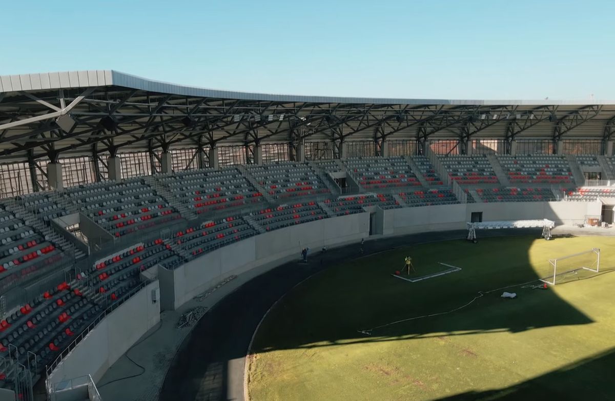 Imagini noi cu stadionul din Liga 1 în care s-au investit aproape 30 de milioane de euro: „Ne apropiem de finalizare!”