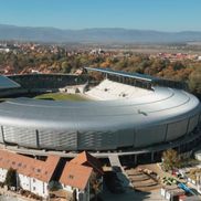 Imagini noi cu stadionul „Municipal” din Sibiu // foto: captură YouTube @ CON-A