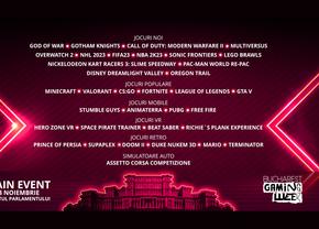 Au fost dezvăluite jocurile video ce vor putea fi văzute la Bucharest Gaming Week 2022